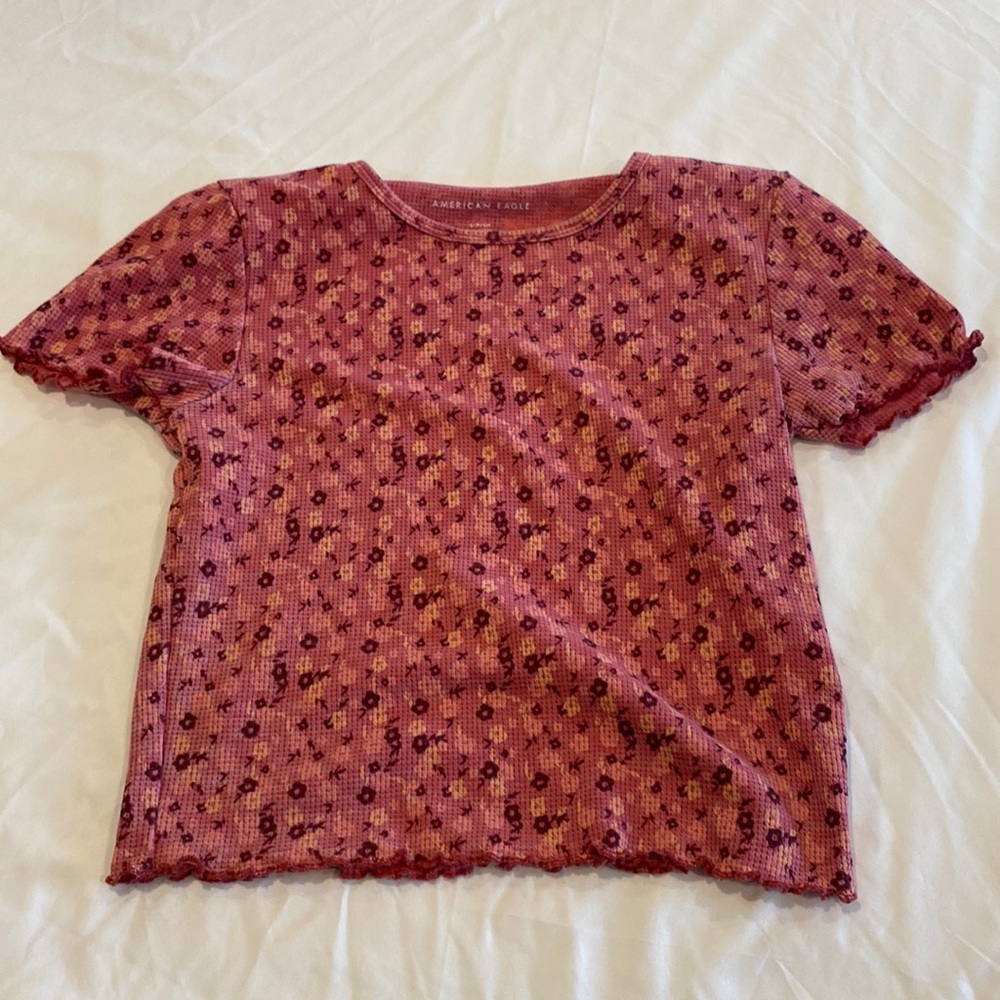 American Eagle Floral Shirt